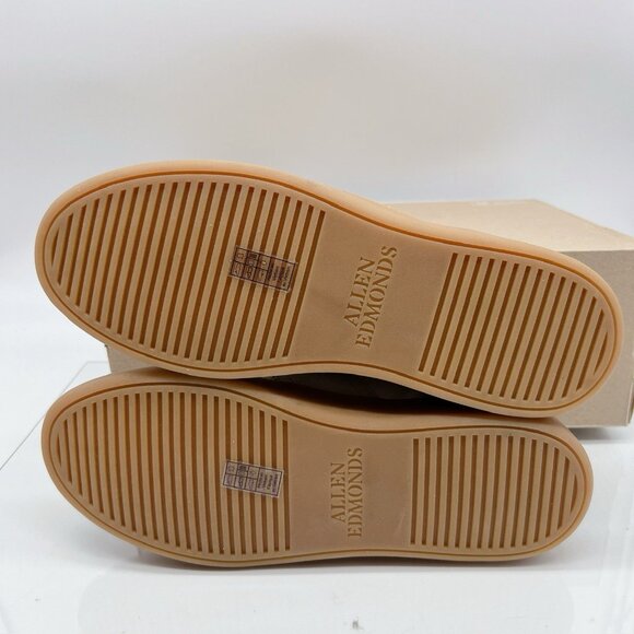 Allen Edmonds LUDLOW Slip-On Stretch Lace Up Sneakers Dove Suede Mens US 8.5 - Picture 10 of 13